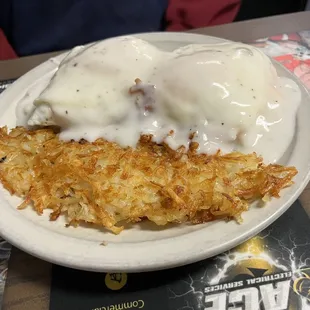 Egg and biscuit scrambler