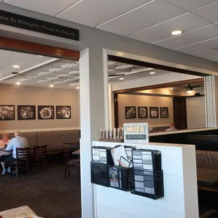 The other dining room behind partition.