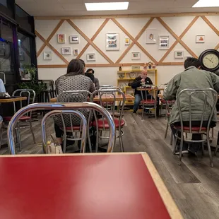 Fairly busy during lunch, but service was fast