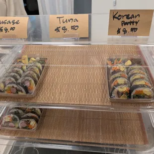 Kimbap ready to go