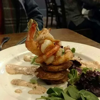 Fried Green Tomato & Shrimp Remoulade