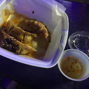 Spicy Chicken Potstickers