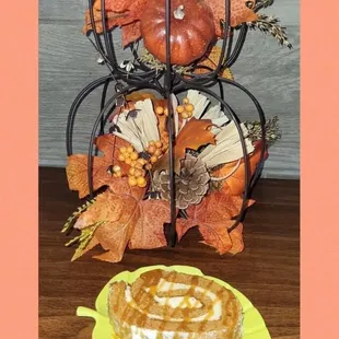 Homemade pumpkin roll!