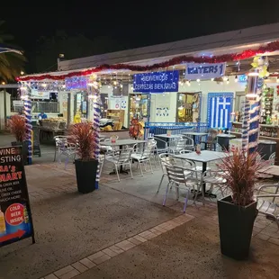 the outside of the store