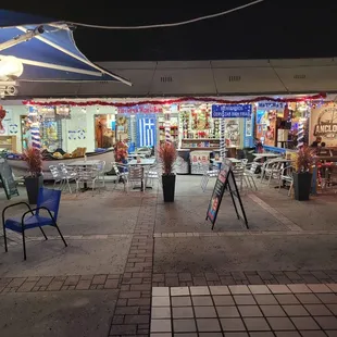 the outside of the store