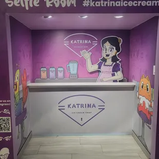 Selfie room and jamming music.