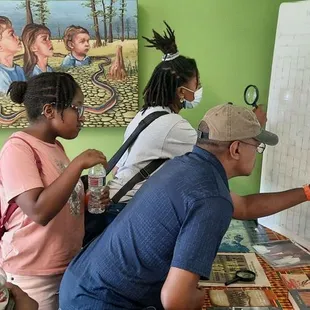 KNMF MUSEUM visitors  view the History Enslaved  collection