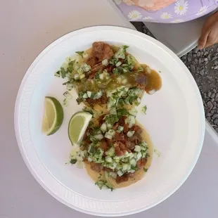 Tripe tacos