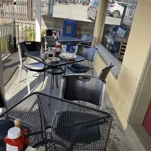 Outside seats