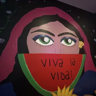 mural on the wall :)