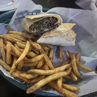 Asked if they could do a Philly as a wrap and they accommodated and it was delish