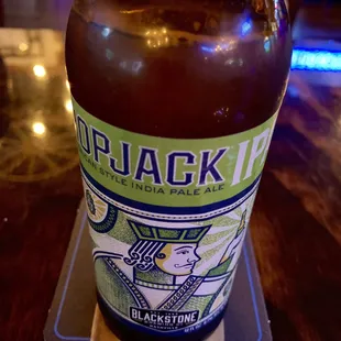 Nice selection of craft beers.  Love the Blackstone Hopjack IPA.