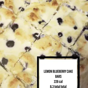 a lemon blueberry cake