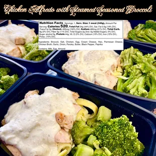 a picture of a meal of chicken and broccoli