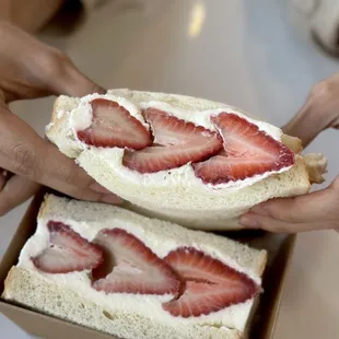 Strawberry Sando