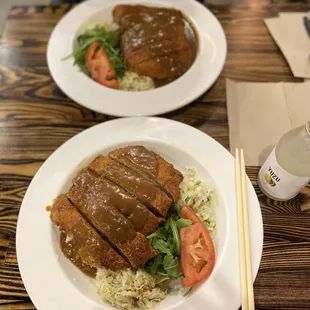 Katsu curry plate