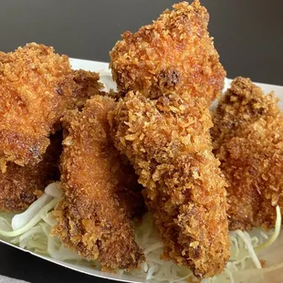 Banzai bites (chicken), freshly fried, absolutely delicious