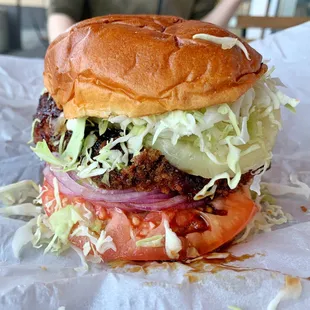 Teriyaki Chicken Burger - chicken katsu, pineapple, teriyaki sauce, japanese mayo