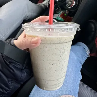 Kinako &amp; black sesame shake