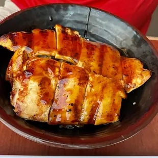 Teriyaki chicken breast bowl