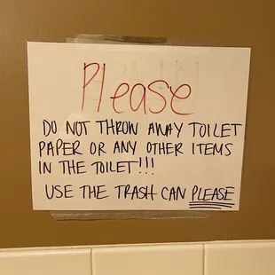 This sign in the bathroom... ???