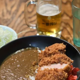 Half&amp;Half Curry &quot;B&quot; Set Meal