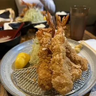 Katsu Prawn Set Meal- Teishoku