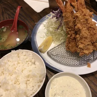 Prawn Katsu Set Meal- Teishoku