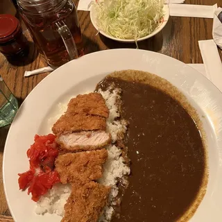 Pork Loin Cutlet Curry "B" Set Meal
