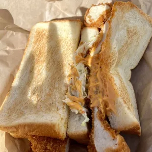 Chicken Katsu Sandwiches