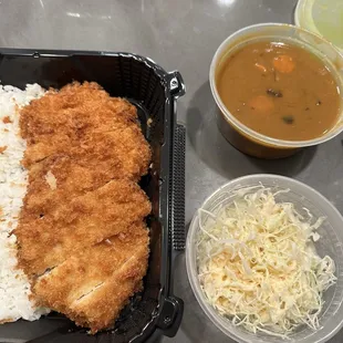 Pork loin katsu curry