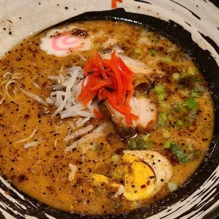 Black garlic tonkotsu ramen