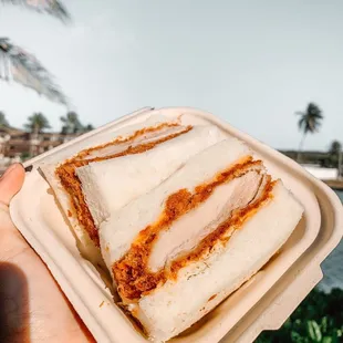 chicken katsu sando $10