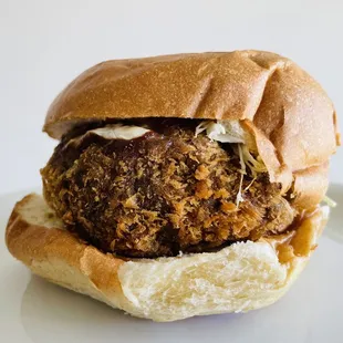 Wagyu Menchi Katsu Burger