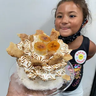 Banana Milk Cream Pie Kakigori ($13)