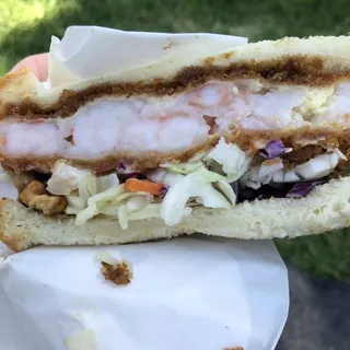 Honey Walnut Shrimp Sando