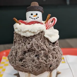 Hot cocoa kakigori