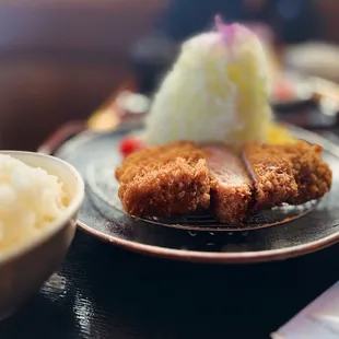 Thick cut pork katsu