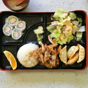 Bento box special. All for just 7.95!