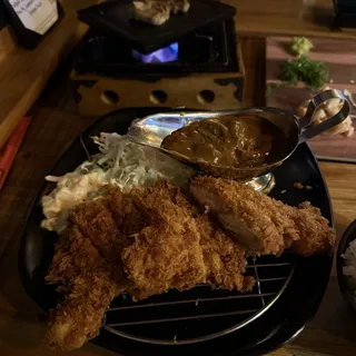 Mushroom Gravy Pork Katsu
