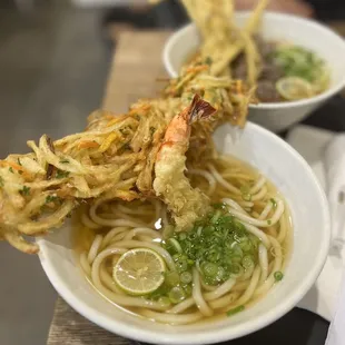 Kakiage udon