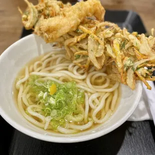 Kakiage udon (hot) | 07-23-2023