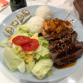 Teriyaki Beef and Shrimp