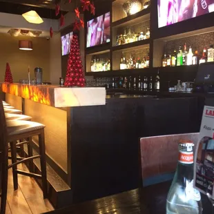 The bar.