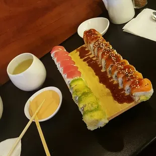 Two types of oyster roll