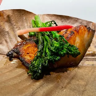 Miso black cod (good but tiny)