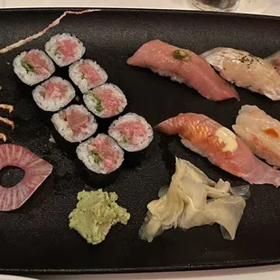 Japanese nigiri plate