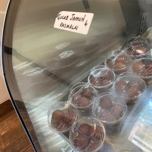 a display of chocolates