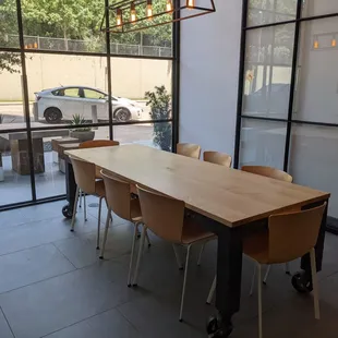 Modern and bright seating areas