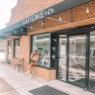 outside